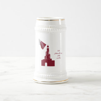 Jarra De Cerveza Mugre de Qatar