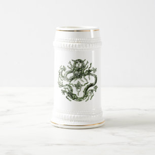 Jarra De Cerveza Mugre del Dragón Verde