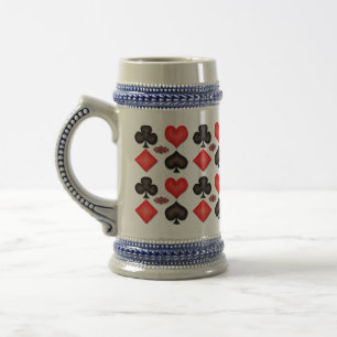 Jarra De Cerveza Mugs de Personalizable de tarjetas de juego