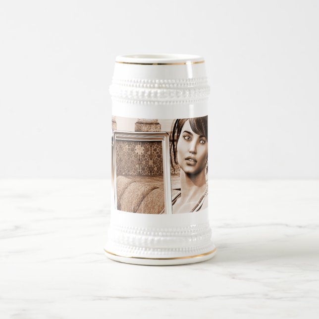 Jarra De Cerveza Mujer Vintage (Centro)