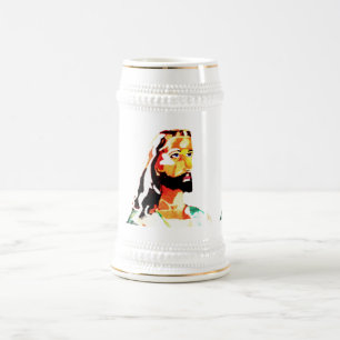 JARRA DE CERVEZA MÚLTIPLES IMÁGENES DE JESÚS