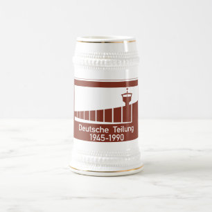 Jarra De Cerveza Muro de Berlín 1945-1990, muro de Berlín, Rótul
