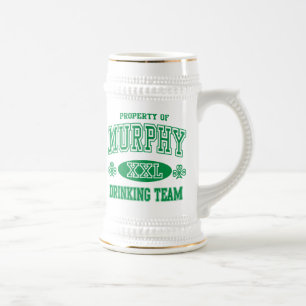 Jarra De Cerveza Murphy Irish Drinking Team