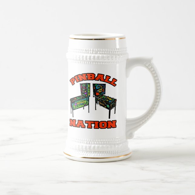 Jarra De Cerveza Nación del pinball (Derecha)