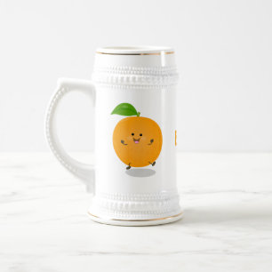 Jarra De Cerveza Naranja de danza dulce cítricos