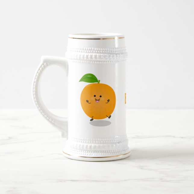 Jarra De Cerveza Naranja de danza dulce cítricos (Izquierda)