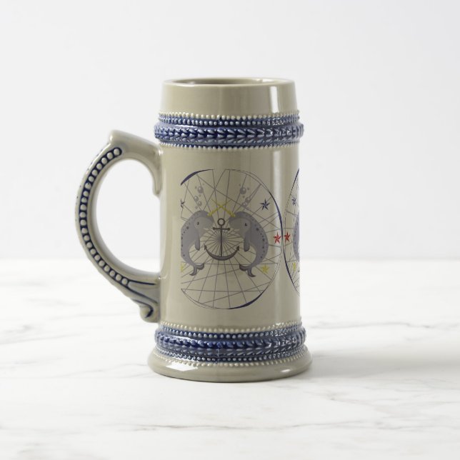 Jarra De Cerveza Narwhal Stein (Izquierda)
