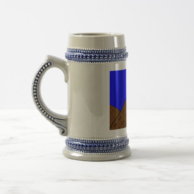 Jarra De Cerveza Nature design mug  (Izquierda)