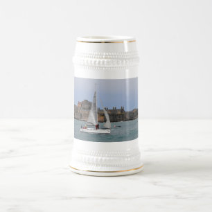 Jarra De Cerveza Navegar por el puerto de St Helier