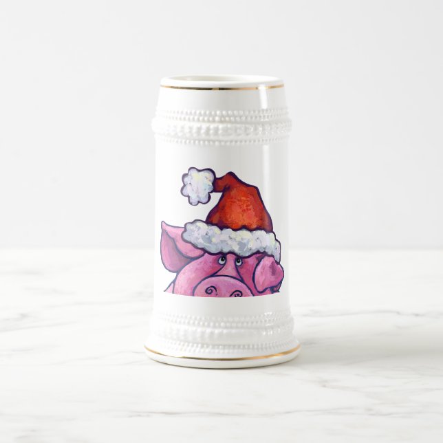 Jarra De Cerveza Navidades de cerdo (Centro)