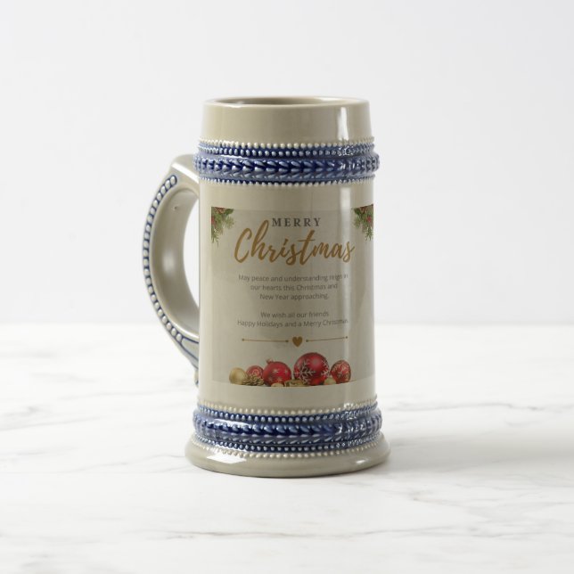 Jarra De Cerveza Navidades De Dos Tones De Café Mug 2024 (Anverso izquierdo)