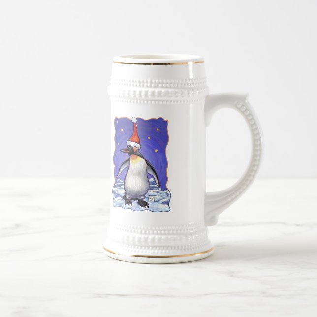 Jarra De Cerveza Navidades de Penguin (Derecha)
