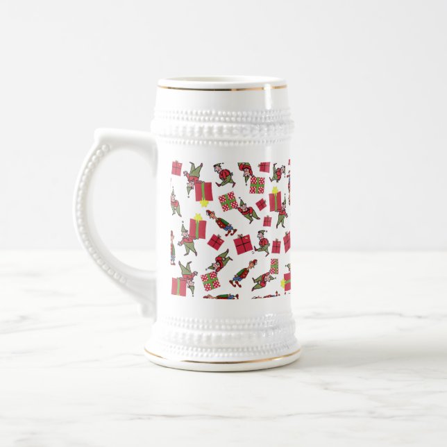 Jarra De Cerveza Navidades Elves stein (Izquierda)