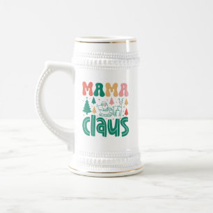 Jarra De Cerveza Navidades Mama Claus Design-60097