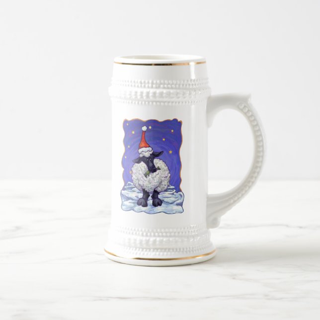 Jarra De Cerveza Navidades ovinos (Derecha)