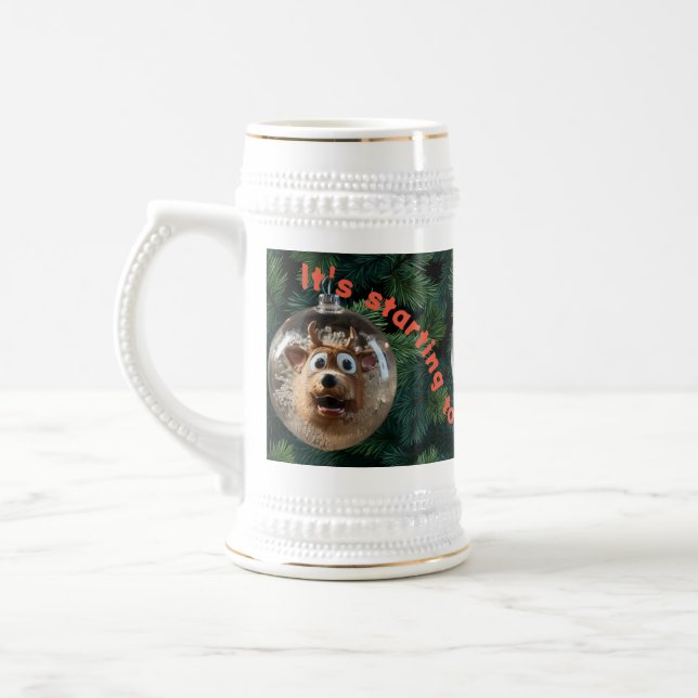Jarra De Cerveza Navidades Panic Mug (Izquierda)