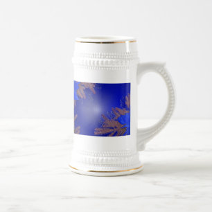 Jarra De Cerveza Navidades Poinsettia Blue IV