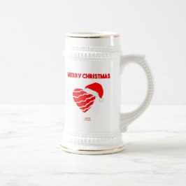 Jarra De Cerveza Navidades Santa Heart Stein Mug