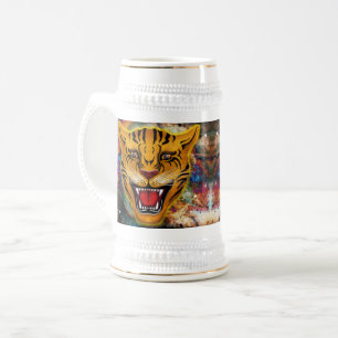 Jarra De Cerveza Nebulosa del Tigre Gruñón