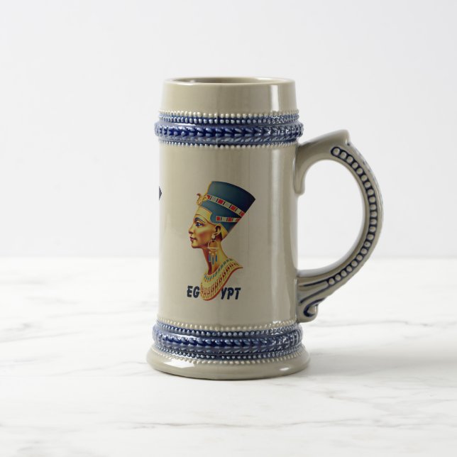 Jarra De Cerveza Nefertiti ن ف ت・ت Mug (Derecha)
