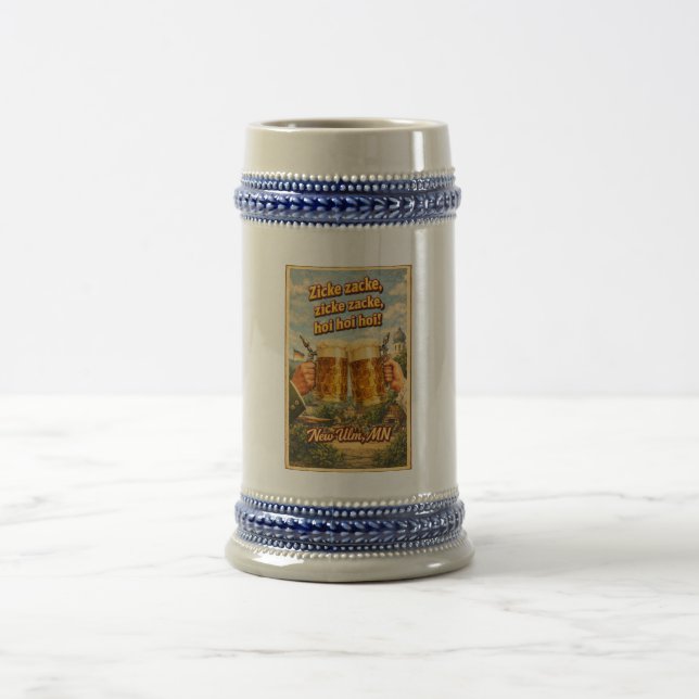 Jarra De Cerveza  New Ulm MN German Beer Oktoberfest Beer Stein (Centro)