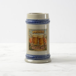 Jarra De Cerveza New Ulm MN Minnesota German Prost Beer Stein