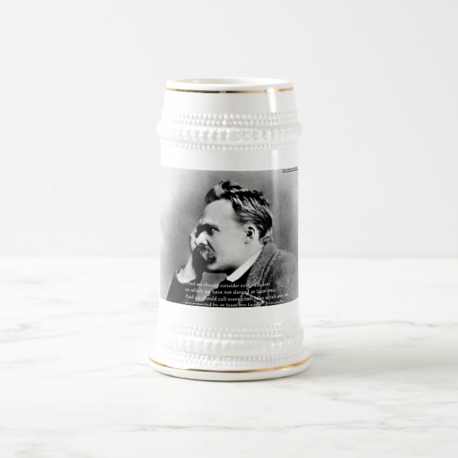 Jarra De Cerveza Nietzsche "Laugh" Wisdom Cita Regalos Tees & Cards (Centro)