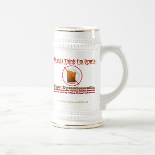 Jarra De Cerveza No borracho, apenas Dysautonomia Stein