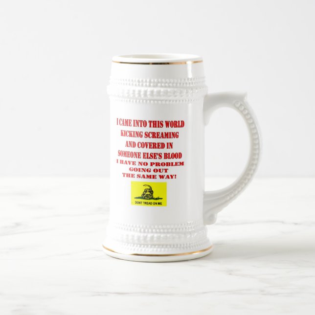 JARRA DE CERVEZA NO ME TREAD (Derecha)