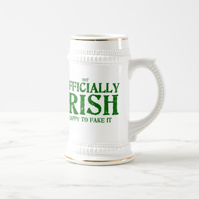 Jarra De Cerveza (no) oficialmente irlandés (Derecha)