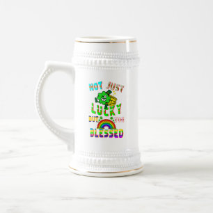 Jarra De Cerveza No Sólo Suerte, Sino También Bendecida.