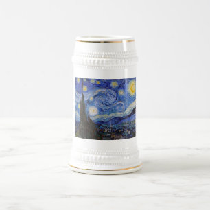 Jarra De Cerveza Noche estrellada: Saint Remy de Vincent Van Gogh