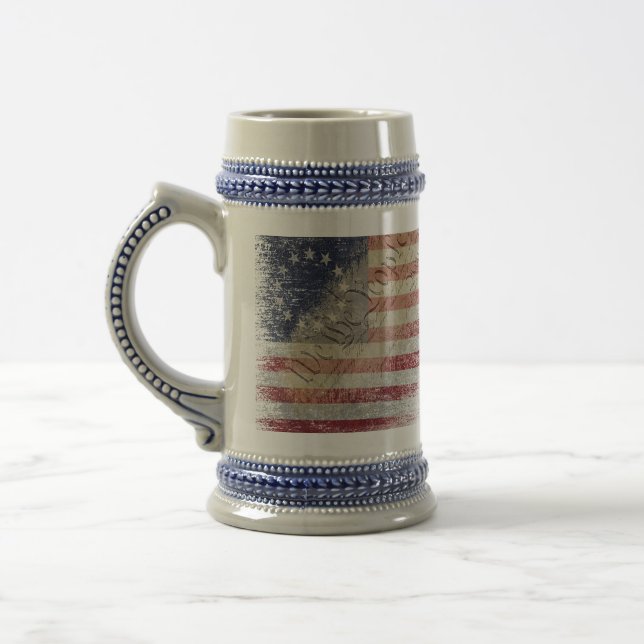 Jarra De Cerveza NOSOTROS EL PUEBLO Vintage Betsy Ross Bandera Amer (Izquierda)