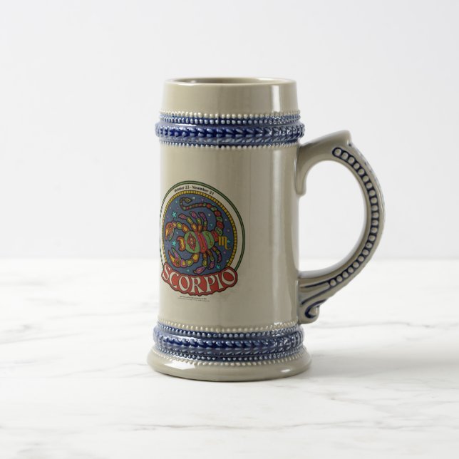 Jarra De Cerveza NP Scorpio 22 oz Stein (Derecha)