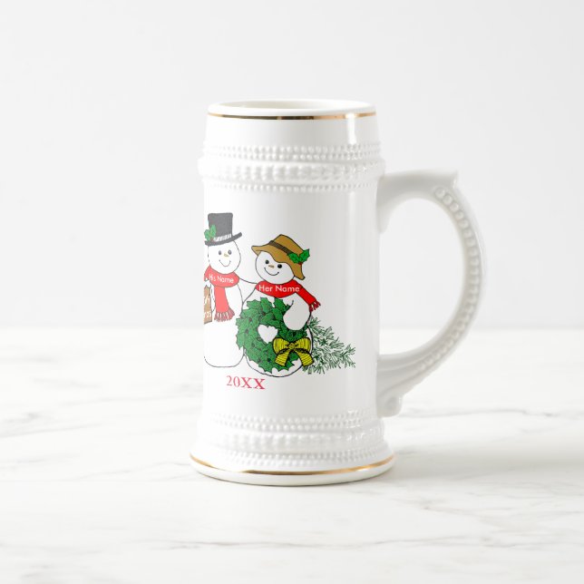 Jarra De Cerveza Nuestro 50.o navidad (Derecha)