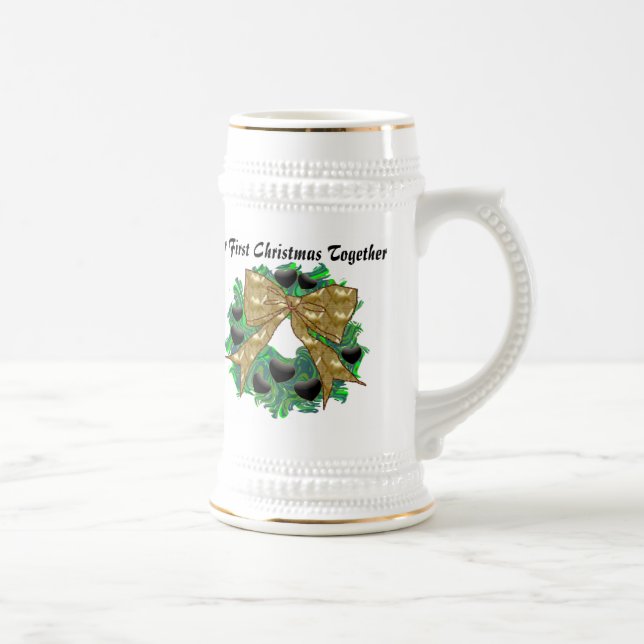 Jarra De Cerveza Nuestro primer navidad junto (Derecha)