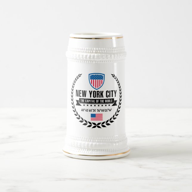 Jarra De Cerveza Nueva York (Centro)