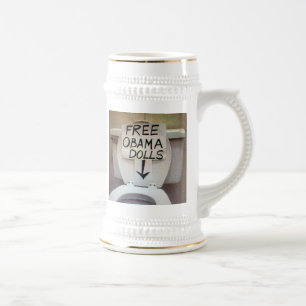 JARRA DE CERVEZA OBAMA DOLLS GRATIS