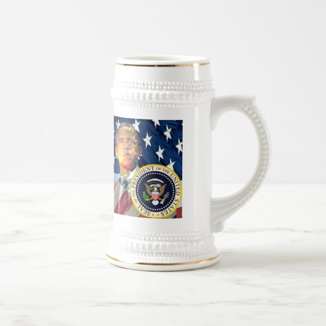 Jarra De Cerveza Obama Stein (Derecha)