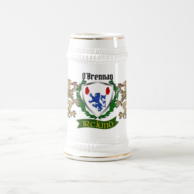 Jarra De Cerveza O'Brennan (Connacht) Escudo irlandés (Centro)
