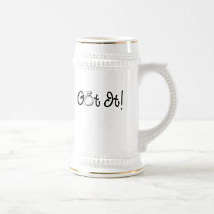 Jarra De Cerveza Obtuve el anillo de compromiso