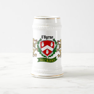 Jarra De Cerveza O'Byrne/Byrne Irish Shield Beer Stein