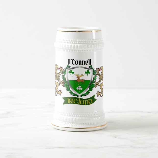 Jarra De Cerveza O'Connell/Connell Irish Shield (Centro)