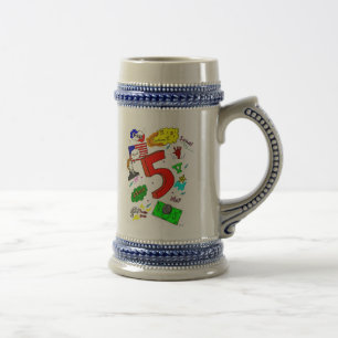 Jarra De Cerveza Ode a Five Stein