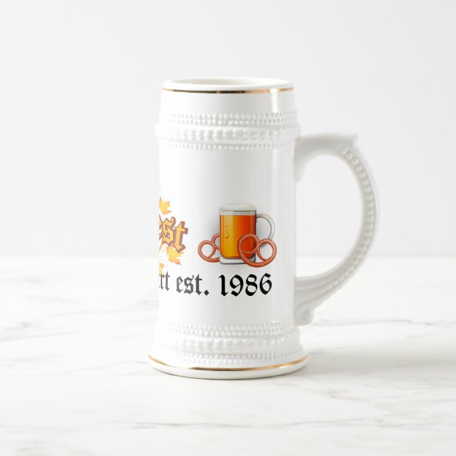 Jarra De Cerveza Oktoberfest Beer Stein - Cerveza Mug (Derecha)