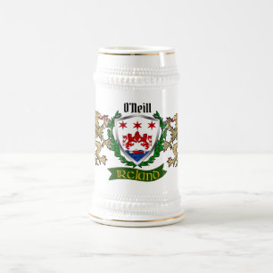 Jarra De Cerveza O'Neill/Neill Irish Shield Beer Stein
