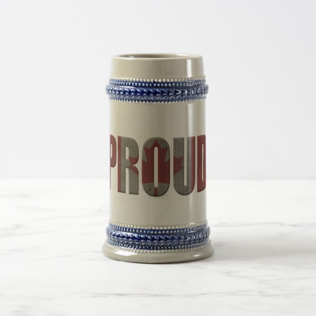 Jarra De Cerveza Orgullo canadiense (Centro)