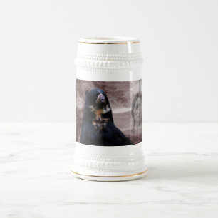 Jarra De Cerveza Oso negro indio nativo americano