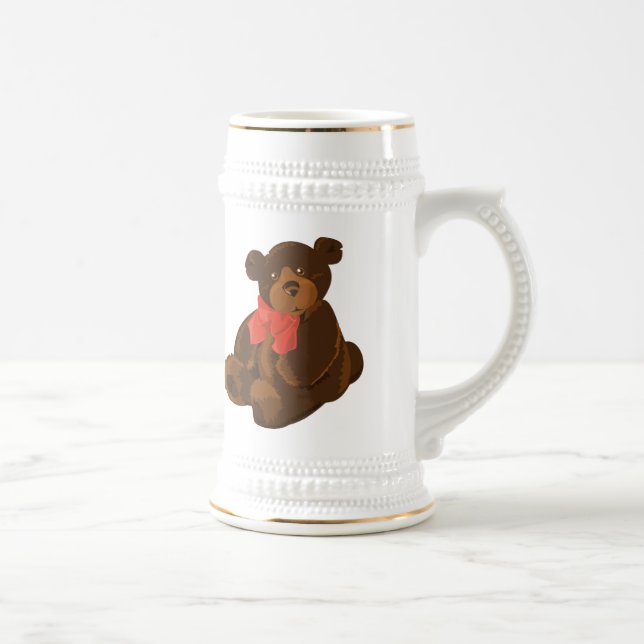 Jarra De Cerveza Oso personalizado (Derecha)