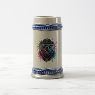 JARRA DE CERVEZA OSO SALVAJE